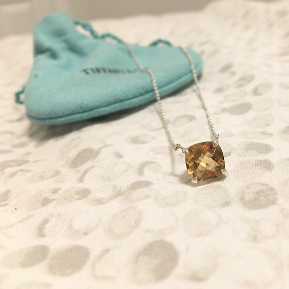 Tiffany & Co. Jewelry - RARE Tiffany & Co Sterling Silver Citrine Gemstone
